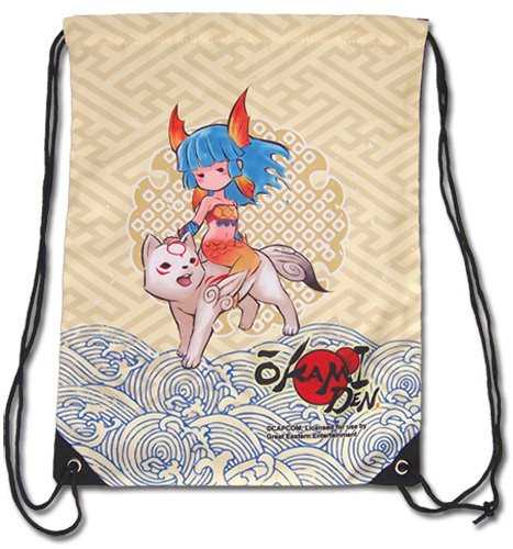 Okami Den - Chibiterasu & Nanami Drawstring Bag