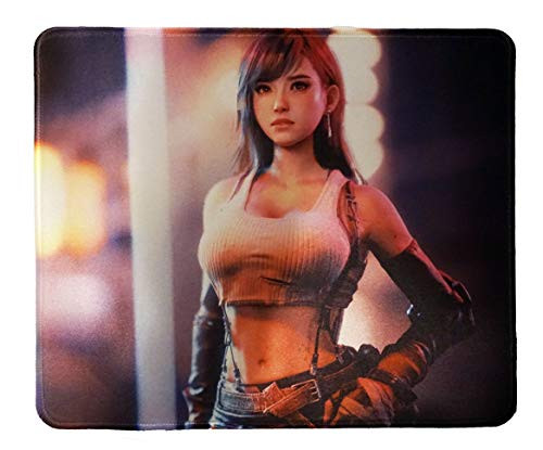 Tifa Mouse Pad 12x10 inches Custom Mousepad Gaming mat Beauty Final Fantasy VII 7 Remake