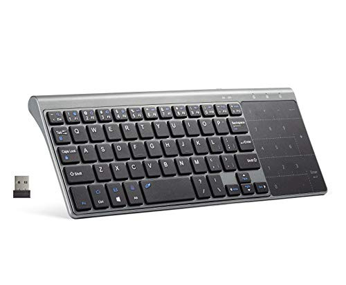 Vilros 2.4GHz 10 Inch Wireless Keyboard with Touchpad -Great for Raspberry Pi