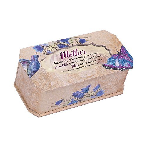 Cottage Garden Mother Incredible Person Butterfly and Bird Glitter Music Box Plays Amazing Grace Cottage Garden Mother Incredible Person Butterfly and Bird Glitter Music Box Plays Amazing Grace