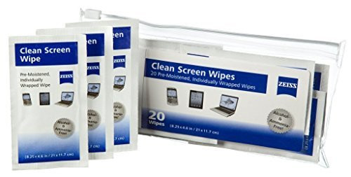 Zeiss LCD Clean Screen Wipes, 100 Count