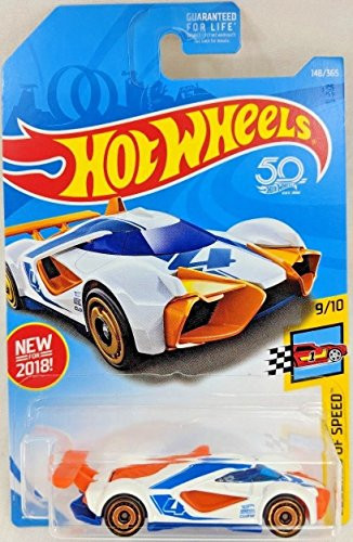 Hot Wheels 2018 50th Anniversary Legends of Speed Mach Speeder 148/365, White