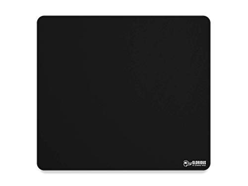 Glorious XL Heavy Gaming Mouse Mat/Pad - 5mm Thick, Stitched Edges, Black Cloth Mousepad | 16x18 (G-HXL)