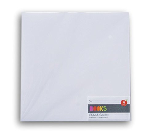 White Blank Books - 8 Ct