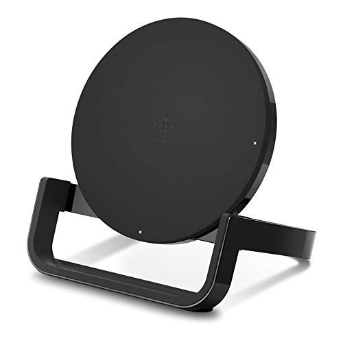 Belkin Boost Up Wireless Charging Stand 10W - Qi Wireless Charger for iPhone Xs, XS Max, XR/Samsung Galaxy S9, S9+, Note9 / LG (Renewed)