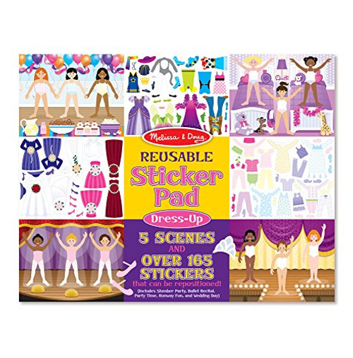 Melissa & Doug Dress-Up Reusable Sticker Pad Melissa & Doug Dress-Up Reusable Sticker Pad