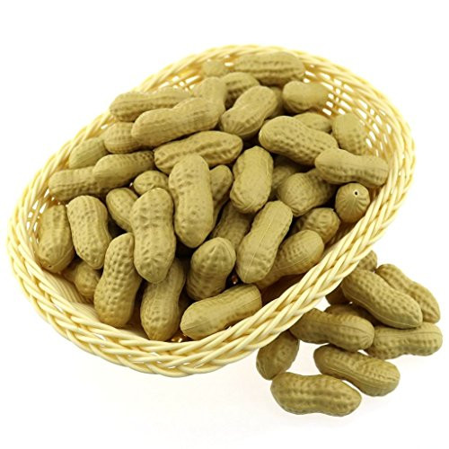 Gresorth 50pcs Artificial Lifelike Simulation Peanut Fake Food Home Kitchen Toy Decoration Photography Props