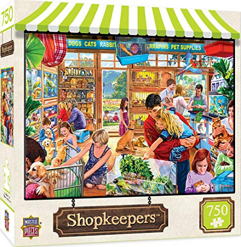 MasterPieces Shopkeepers Jigsaw Puzzle, Lucy's First Pet, Featuring Art by Steve Crisp, 750 Pieces, Assorted