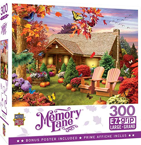 MasterPieces Memory Lane - Autumn Warmth 300-Piece EZ Grip Jigsaw Puzzle