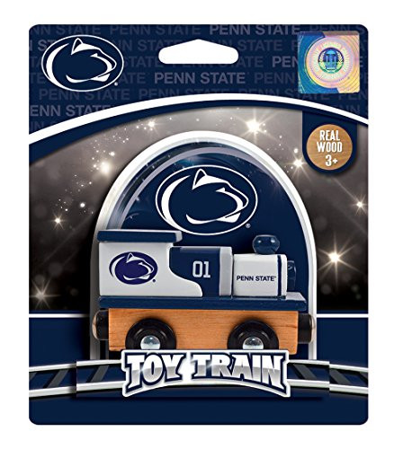 MasterPieces NCAA Penn State Nittany Lions, Real Wood Toy Train Engine, For Ages 3+
