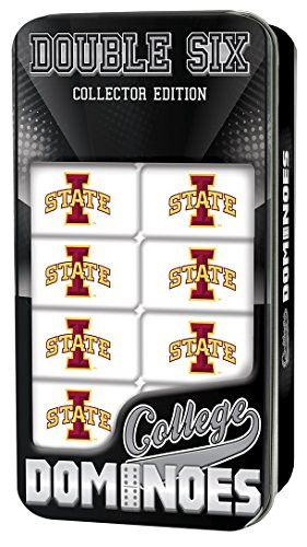 MasterPieces NCAA Iowa State Cyclones, Collectible Double Six Dominoes, For Ages 6+