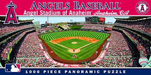 MasterPieces MLB Angels Baseball Stadium Panoramic Jigsaw Puzzle, Anaheim, 1000 Pieces MasterPieces MLB Angels Baseball Stadium Panoramic Jigsaw Puzzle, Anaheim, 1000 Pieces