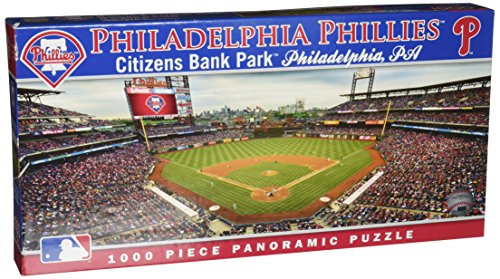 MasterPieces MLB Philadelphia Phillies Stadium Panoramic Jigsaw Puzzle, Citizens Bank Park, 1000 Pieces MasterPieces MLB Philadelphia Phillies Stadium Panoramic Jigsaw Puzzle, Citizens Bank Park, 1000 Pieces