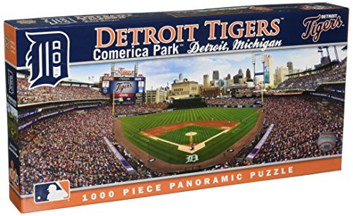 MasterPieces MLB Detroit Tigers Stadium Panoramic Jigsaw Puzzle, Comerica Park, 1000 Pieces MasterPieces MLB Detroit Tigers Stadium Panoramic Jigsaw Puzzle, Comerica Park, 1000 Pieces