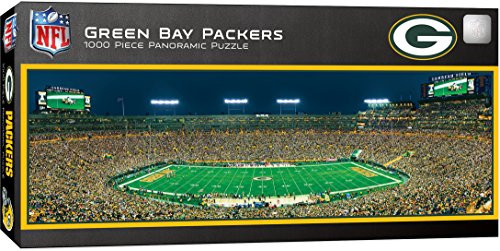 MasterPieces NFL Green Bay Packers Stadium Panoramic Jigsaw Puzzle, 1000 Pieces MasterPieces NFL Green Bay Packers Stadium Panoramic Jigsaw Puzzle, 1000 Pieces