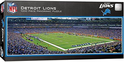 MasterPieces NFL Detroit Lions Stadium Panoramic Jigsaw Puzzle, 1000 Pieces MasterPieces NFL Detroit Lions Stadium Panoramic Jigsaw Puzzle, 1000 Pieces