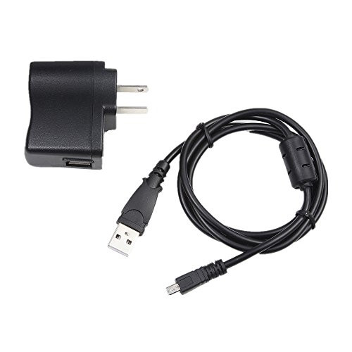 USB AC/DC Adapter Battery Charger+PC Cord For Panasonic DMC-ZS50 DMC-TZ70 Camera