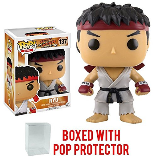 Funko Pop! Games: Street Fighter - Ryu Vinyl Figure (Bundled with Pop Box Protector Case) Funko Pop! Games: Street Fighter - Ryu Vinyl Figure (Bundled with Pop Box Protector Case)