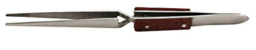 SE Cross Lock Soldering Tweezers with Fiber Grip - 510TW