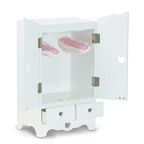 Melissa & Doug Wooden Doll Armoire