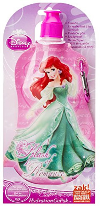 Zak Designs Disney Princess Collapsible Water Bottle by Zak Designs, 15-Ounce
