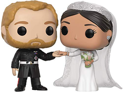 Funko Royals: The Duke and Duchess of Sussex (Prince Harry & Meghan Markle) Pop! Vinyl Figure 2 Pack (Includes Compatible Pop Box Protector Case)