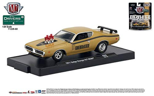 M2 Machines Auto-Drivers 1:64 R60 1971 Dodge Charger R/T HEMI Inglese M2 Machines Auto-Drivers 1:64 R60 1971 Dodge Charger R/T HEMI Inglese