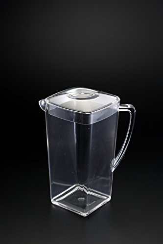 Huang Acrylic Lucite Square 1 3/4 quart pitcher