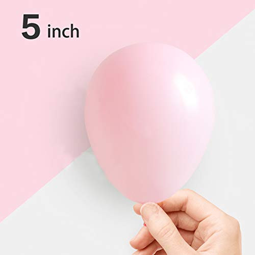 Pastel Pink Balloons 5 Inch 50pcs Latex Party Balloons Baby Shower Helium Balloons Pink Birthday Balloon
