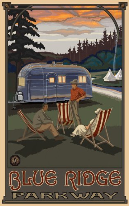 Northwest Art Mall Blue Ridge Parkway Airstream Campers North Carolina Wall Art by Paul A Lanquist, 11 by 17-Inch Northwest Art Mall Blue Ridge Parkway Airstream Campers North Carolina Wall Art by Paul A Lanquist, 11 by 17-Inch