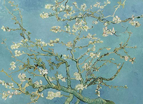 PalaceLearning Vincent Van Gogh Almond Blossom Poster Print - 1890 - Fine Art Wall Decor (18" x 24", Laminated)
