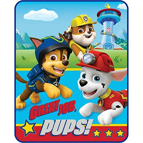 Nickelodeon Paw Patrol Pups Plush Throw Blanket - 40 in. x 50 in. Nickelodeon Paw Patrol Pups Plush Throw Blanket - 40 in. x 50 in.