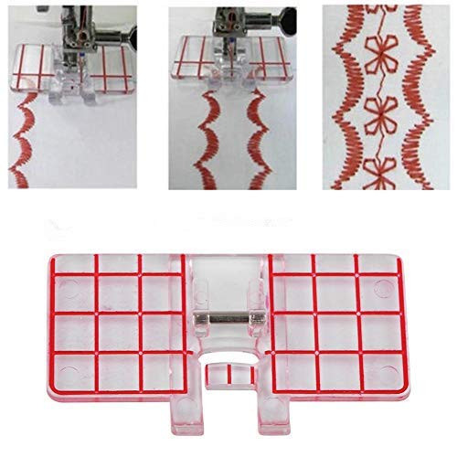 Sewing Machine Parallel Presser Plastic Clear Presser Simple Stitch Foot Presser Domestic Sewing Machine Parallel Presser Tool