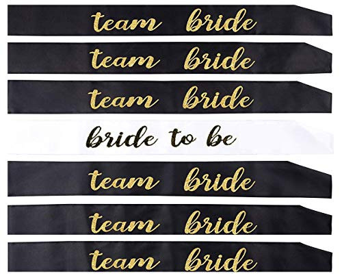 Bachelorette Sashes, Shellvcase 7Pcs Bride and Bridesmaids Sash Set,Bride Bachelorette Party Sash, Unique Sash for Bride and Bridesmaid Gift, Bonus 14 Pins Bachelorette Sashes, Shellvcase 7Pcs Bride and Bridesmaids Sash Set,Bride Bachelorette Party Sash, Unique Sash for Bride and Bridesmaid Gift, Bonus 14 Pins