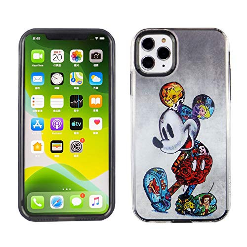 iPhone 11 PRO MAX 6.5 Inch Dual Slim Case CASEVEREST 3D Print Cover Colorful Mickey Chacracters Arts 11 PRO MAX PC + TPU
