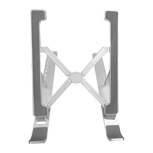 Adjustable Laptop Stand, RAINBEAN Aluminum Computer Stand, Ergonomic Portable Tablet Stand Foldable Desktop Holder Compatible with MacBook Air Pro, Dell XPS, HP, Lenovo More 10-17 Laptops