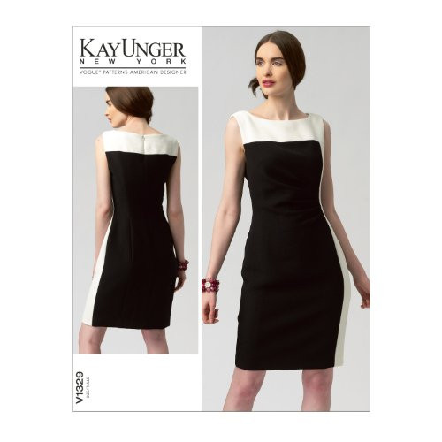 Vogue Patterns V1329 Misses' Dress Sewing Template, Size B5 (8-10-12-14-16) Vogue Patterns V1329 Misses' Dress Sewing Template, Size B5 (8-10-12-14-16)