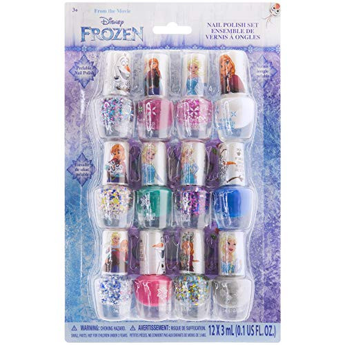 Frozen 12 Piece Nail Polish Set with Bonus Nail Files, 14 CT