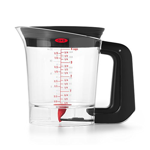OXO Good Grips Good Gravy Fat Separator, 4-Cup,Clear,1