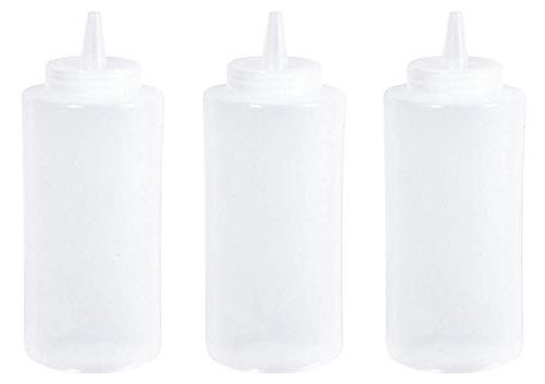 Great Credentials Squeeze Bottles Clear Set of 3 (12 OZ.)