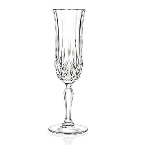 RCR Opera Crystal Champagne Glass, Set of 6