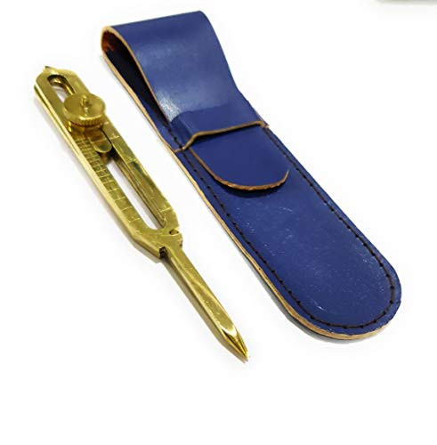 Brass Proportional Scale Divider Drawing Tool Professional 6 with Case