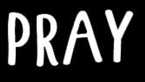 LLI Pray | Decal Vinyl Sticker | Cars Trucks Vans Walls Laptop | White | 7.5 x 3.4 in | LLI1436 LLI Pray | Decal Vinyl Sticker | Cars Trucks Vans Walls Laptop | White | 7.5 x 3.4 in | LLI1436