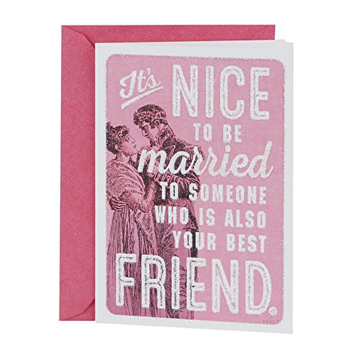 Hallmark Shoebox Funny Anniversary Card, Love Card for Spouse (Vintage Illustration)