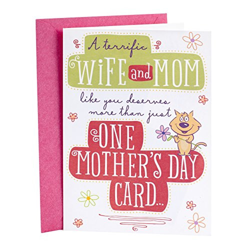 Hallmark Mother's Day Card for Wife (Five Cards in One)