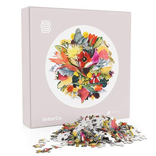 Lush Flora Puzzle - BetterCo. Difficult Jigsaw Puzzles Pieces - Challenge Yourself with These Pieces Puzzle for Adults, Teens, and Kids