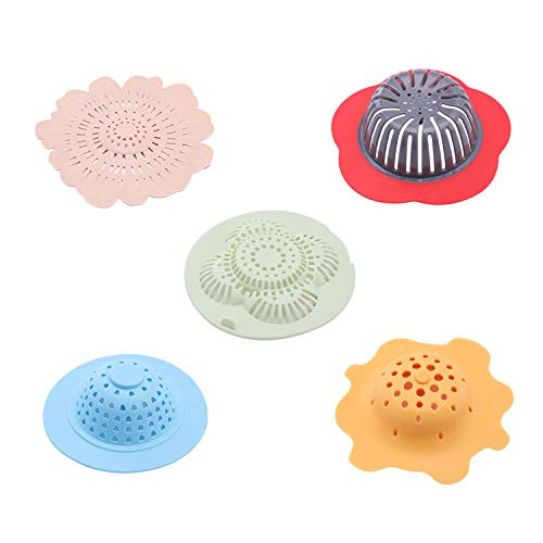 Pouring Strainers,5 PCS Flow Painting Tools Kits Drawing Sets Pour Painting Flower Strainers Plastic Silicone Pour Painting Plastic Silicone Paint Pouring Strainers for Acrylic Paint Pouring Supplies