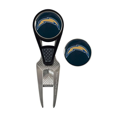 Team Effort Los Angeles Chargers CVX Ball Mark Repair Tool & 2 Ball Markers Team Effort Los Angeles Chargers CVX Ball Mark Repair Tool & 2 Ball Markers