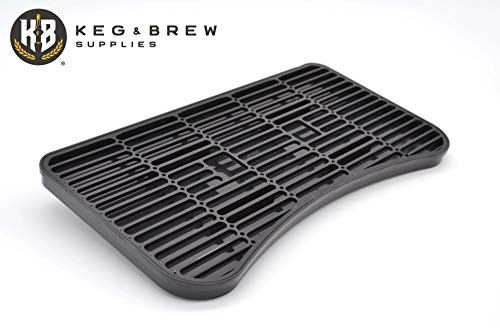 K&B Surface Mount Drip Tray - Variations (Plastic Kegerator Top Surface Mount Drip Tray, 12" x 6.5")