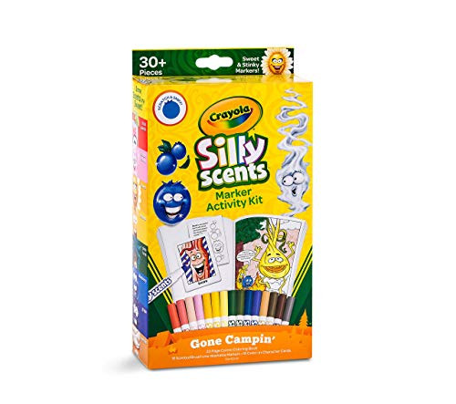 Crayola Silly Scents Marker Activity, Coloring Book and Markers, Gift (Renewed) Crayola Silly Scents Marker Activity, Coloring Book and Markers, Gift (Renewed)